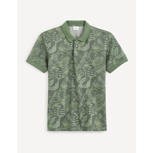 Celio Patterned Polo T-Shirt Cebird - Men Slike