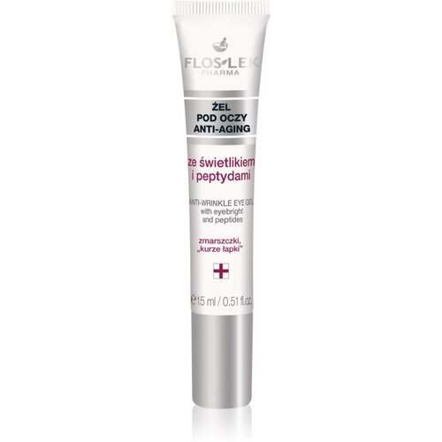 FlosLek Pharma Eye Care gel za predel okoli oči proti gubam 15 ml Cene