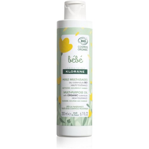 Klorane Bébé Multi-Purpose Oil hranilno olje za telo za otroško kožo 200 ml Cene