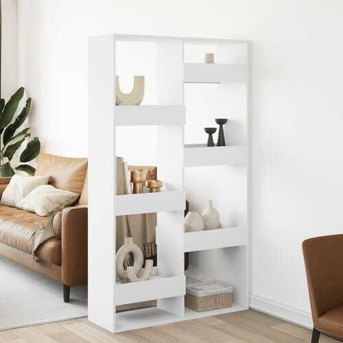 Sobna pregrada bijela 100 x 33 x 175 cm od konstruiranog drva Cene