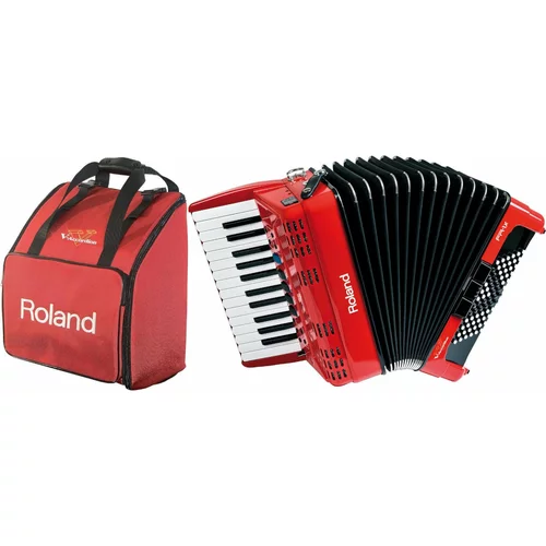 Roland FR-1x Red Bag SET Rdeča Klavirska harmonika
