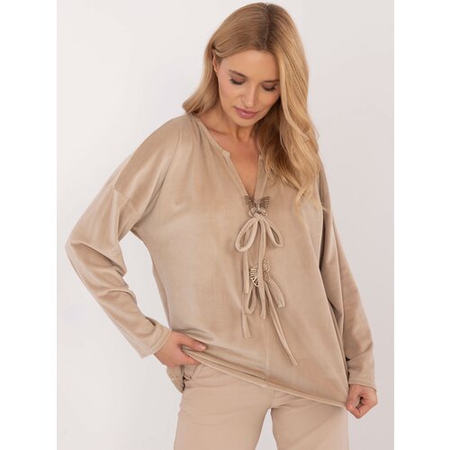 Italy Moda Blouse-DHJ-BZ-19916.03P-beige Slike