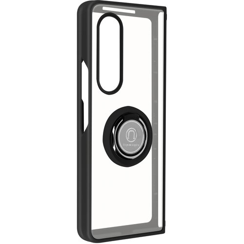 AVIZAR Ovitek za Samsung Galaxy Z Fold 3, odporen na udarce z držalom za prstan in trdo zadnjo stranjo z zadimljenim ucinkom - crn, (20632370) Cene