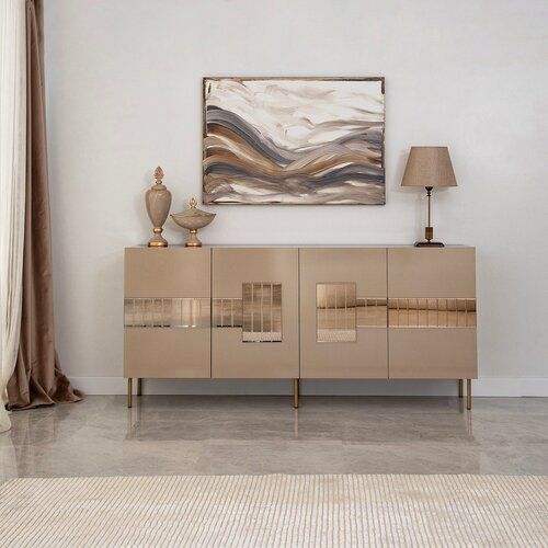 Hanah home Hanah Kućna konzola Pariz, 180x80x40 cm, Bronzana boja Cene