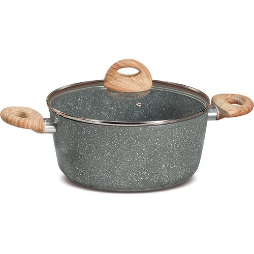 Ad trend kozica Stone Cook 28cm, 2 ročaja, indukcija, aluminij, prevleka proti prijemanju Cene