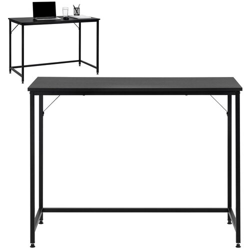  Radni stol 100 x 50 x 76 cm, crni Slike