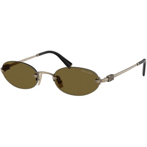 Miu Miu MUA54S 26C09Z ONE SIZE (51) Zlata/Rjava Slike