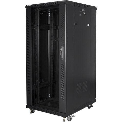Lanberg FF01-6827-12BL rack cabinet 27U Freestanding rack Black Cijene