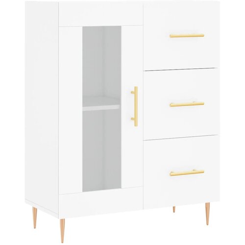 Maison Chic Komoda - Predalnik bela 69,5x34x90 cm inženirski les, (21716040) Slike