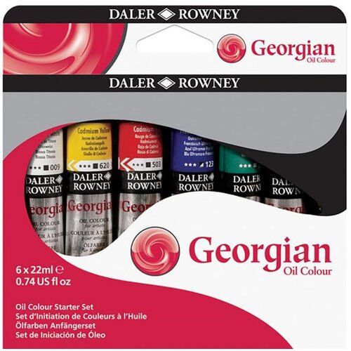 DALER ROWNEY Set oljnih barv Georgian Starter set 6x22 ml, (20615190) Slike