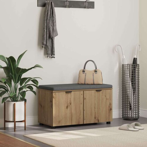  Haldna klop z blazino z vrati Umetni hrast 80 x 46 x 46 cm, (5000155731) Cene