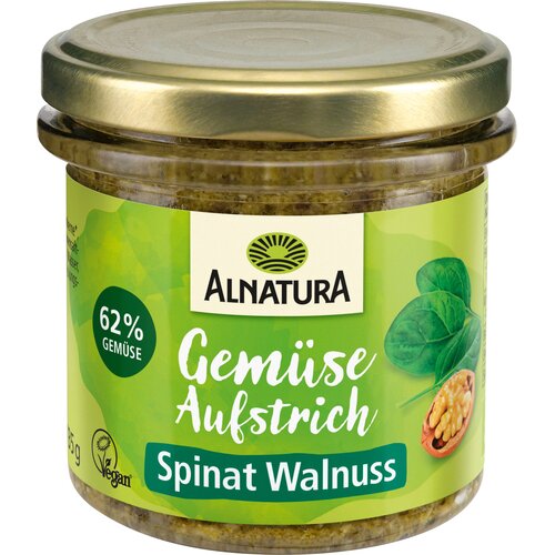 Alnatura Bio zelenjavni namaz - &scaron;pinača in orehi - 135 g Cene