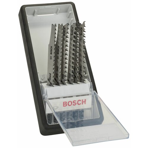 Bosch 6-delni Robust Line set listova ubodne testere Wood Expert T-drška 2607010572, T 308 B; T 308 BF; T 301 BCP (2x); T 234 X (2x) Slike