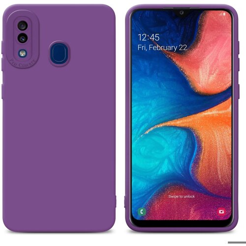 Cadorabo Case, združljiv s Samsungom v tekočini Matte Purple - za&scaron;čitni pokrov iz fleksibilnega silikona TPU, (20617449) Cene