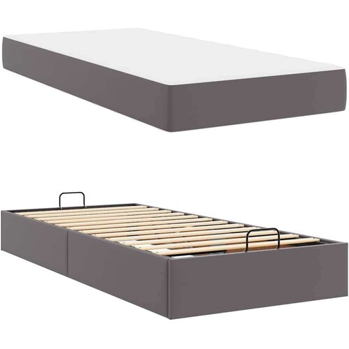  Okvir kreveta s madracem Siva 90 x 200 cm Umjetna koža Slike