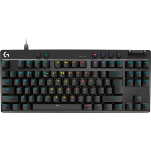 Logitech PRO X TKL RAPID Gaming Keyboard - BLACK - US INT'L - USB - EMEA28i-935 - LINEAR Cene