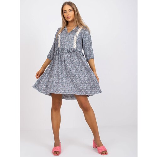 RUE PARIS Dress-CHA-SK-1710-1.52-dark blue Slike