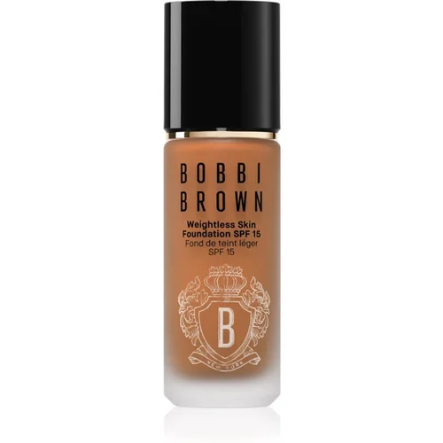 Bobbi Brown Weightless Skin Foundation SPF 15 dolgoobstojen tekoči puder z vlažilnim učinkom odtenek Golden Almond 30 ml