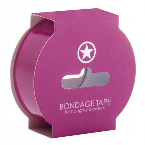 Ouch! Non Sticky Bondage Tape 17,5m Pink Cene