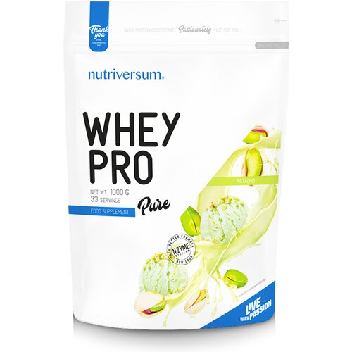 NUTRIVERSUM whey pro protein pistaći, 1kg Cene