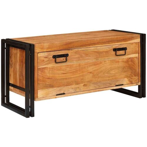 vidaXL Ormar za cipele Smeđa 90 x 38 x 45 cm Masivno bagremovo drvo Cijene