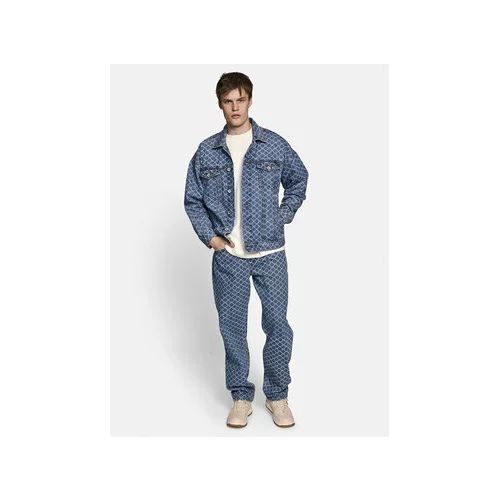 Redefined Rebel Jeans jakna Reagan 215118 Modra Regular Fit