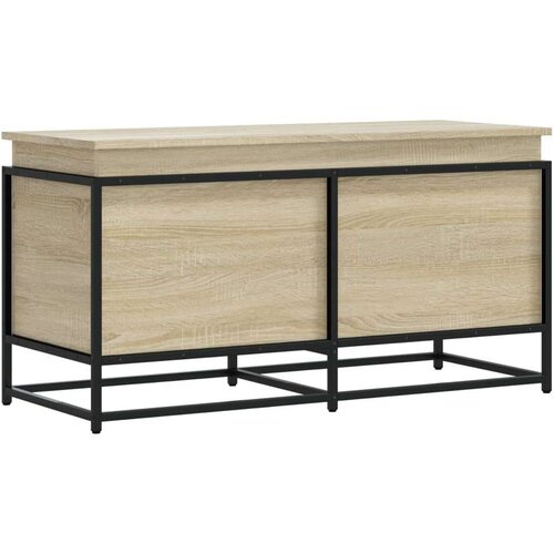 VidaXL Kutija za pohranu s poklopcem 100x40x51,5 cm konstruirano drvo Slike