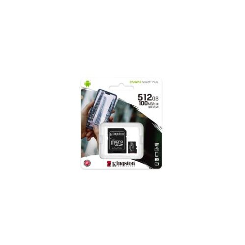 Kingston MicroSD 512GB Class10 Canvas Select Plus Slike