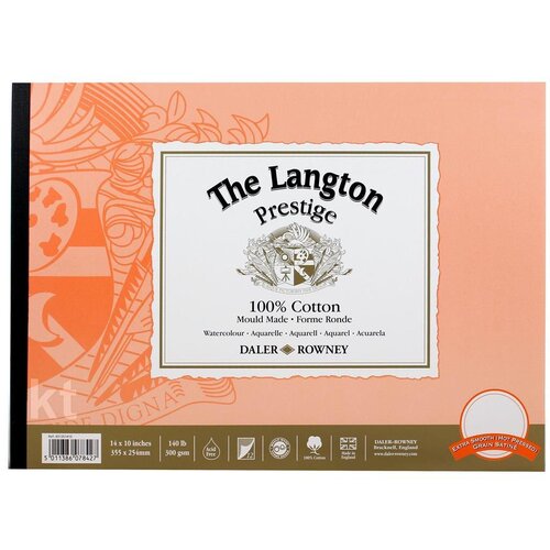 Daler Rowny Blok akvarelni Langton Prestige, 35,5x25,4cm, 300g, 12 listni, (22005386) Cene