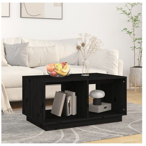  Stolić za kavu crni 80x50x40 cm od masivne borovine Cijene