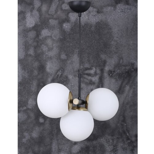 Squid Lighting bela/črna viseča svetilka s steklenim senčnikom ø 15 cm cascade – Cene