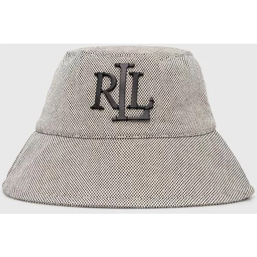 Polo Ralph Lauren Pamučni šešir boja: bež, pamučni, 454937220