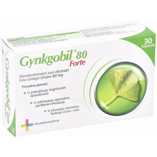 Pharmanova gynkobil forte 80 mg 30 kapsula Cene