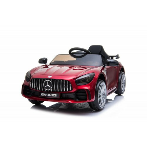 Mercedes GT R AMG Licencirani auto na akumulator sa kožnim sedištem i mekim gumama - Crveni Cene