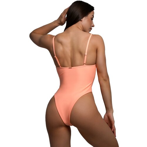 GymBeam Jednodelni kupaći kostim ARUBA Peach Slike
