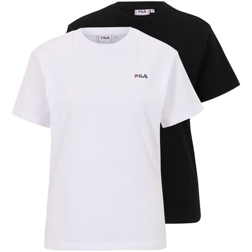 Fila Majica 'Bari' crna / bijela Cene