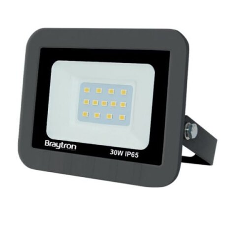  LED stenski reflektor Braytron - 30W, hladno bela, 2700LM, IP65, antracit Cene
