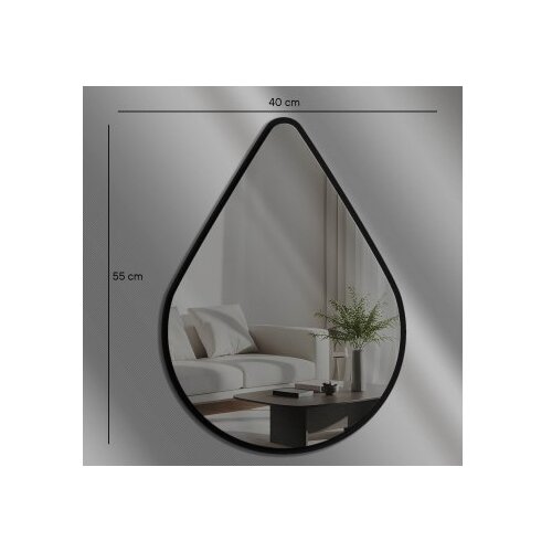 Wallxpert Ogledalo Ozgl516, 40x55 cm, Sivo Slike