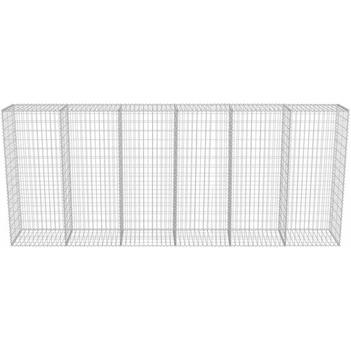  Gabionski zid s poklopcima od pocinčanog čelika 300 x 50 x 150 cm Slike