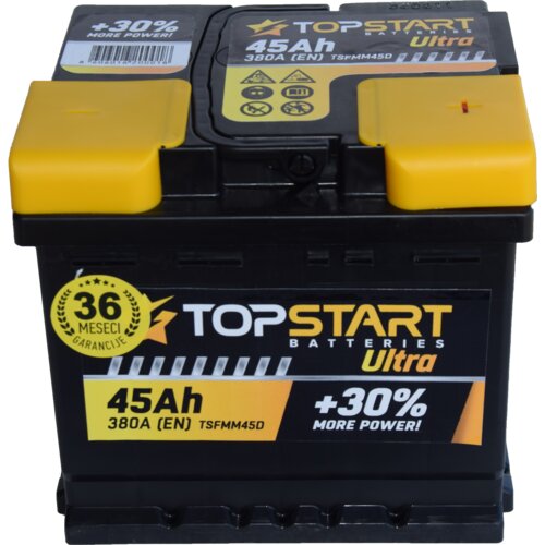 TOP START akumulator 12V 45Ah D+ 380A/En Cene