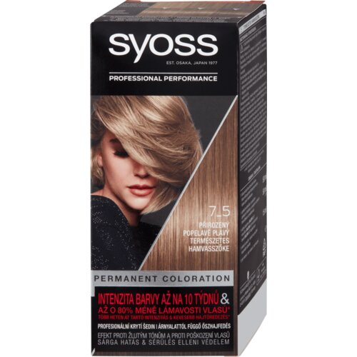Syoss Professional Performance farba za kosu 7.5 ash blond Slike
