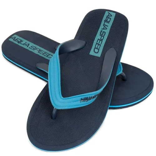 Aqua speed Unisex's Pool Slippers Faro Navy Blue