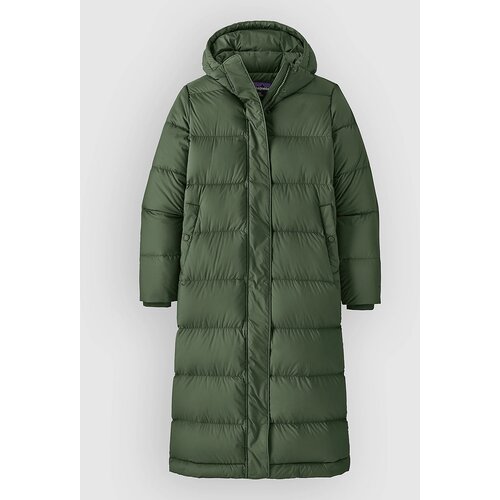 Patagonia Silent Down Long Parka canopy green Cene