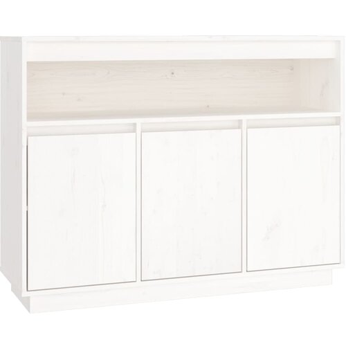 Maison Chic Komoda - Predalnik bela 104,5x34x80 cm trdna borovina, (21716041) Slike