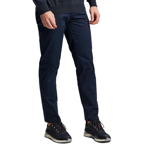 Slam Hlače Deck Lgt Chino Pant Modra Slike