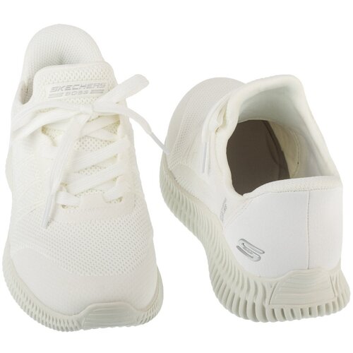 Skechers Nizke superge Slip-Ins: Bobs Geo Lite - Divine Pace Bela Slike