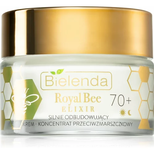 Bielenda Royal Bee Elixir krema za intenzivnu ishranu i regeneraciju za zrelu kožu lica 70+ 50 ml