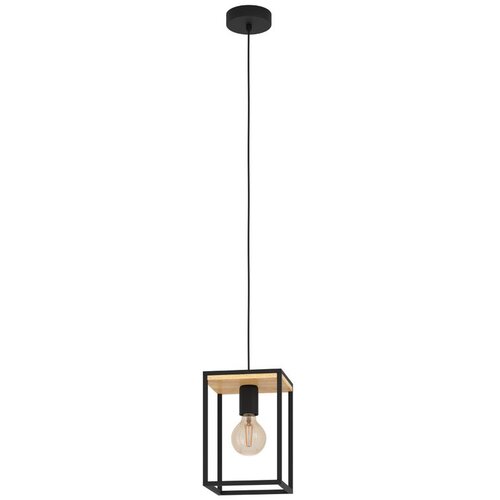 Eglo Viseća lampa LIBERTAD E27 18 cm crna/drvo 99795 Cene