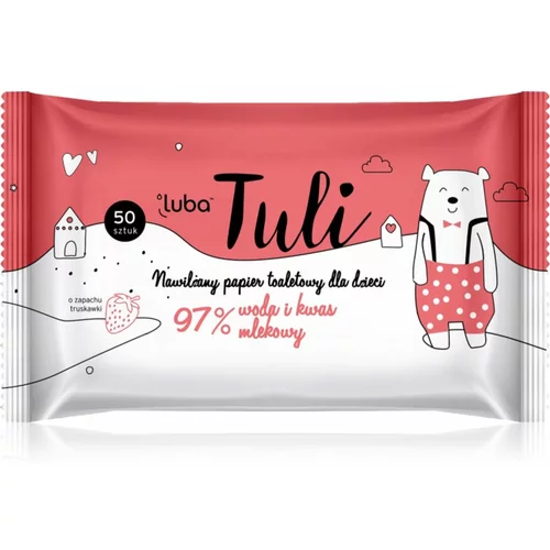 Luba Tuli Lactic acid vlažni toaletni papir s mliječnom kiselinom za djecu Strawberry 50 kom