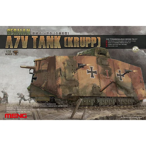 Meng German A7V Tank (Krupp), (21312833)